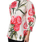 Dolce & Gabbana Multicolor Floral Long Sleeves Blouse Top