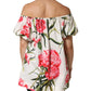 Dolce & Gabbana Multicolor Floral Off Shoulder Blouse Top