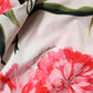 Dolce & Gabbana Multicolor Floral Off Shoulder Blouse Top