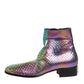 Dolce & Gabbana Multicolor Chelsea Short Ankle Boots Shoes