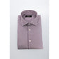 Baldinini Trend Purple Cotton Men Shirt