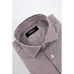 Baldinini Trend Purple Cotton Men Shirt