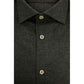 Baldinini Trend Gray Cotton Men Shirt