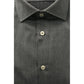 Baldinini Trend Gray Cotton Men Shirt