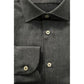 Baldinini Trend Gray Cotton Men Shirt