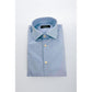 Baldinini Trend Light Blue Cotton Men Shirt