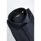 Baldinini Trend Blue Cotton Men Shirt