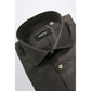 Baldinini Trend Gray Cotton Men Shirt