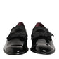 Dolce & Gabbana Black Leather Slip On Dress Men Loafers Shoes
