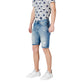 Antony Morato Blue Cotton Bermuda Shorts
