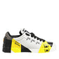 Dolce & Gabbana Multicolor Leather Graffiti Low Top Sneakers Shoes
