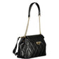 Mario Valentino Nero Polyurethane Women Shoulder Bag