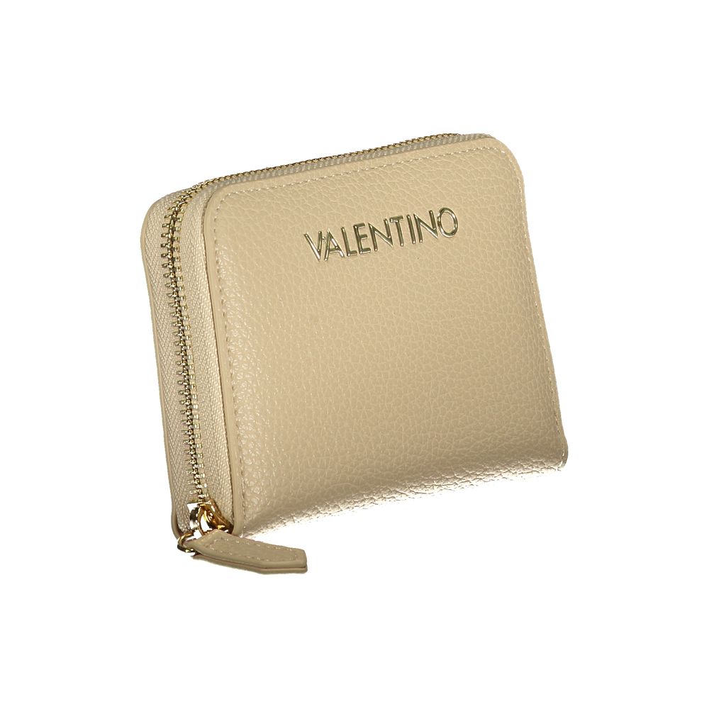 Mario Valentino Beige Polyurethane Women Wallet