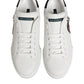 Dolce & Gabbana White Leather #DGFAMILY Men Sneakers Shoes