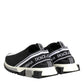 Dolce & Gabbana Black Slip On Sorrento Men Sneakers Shoes