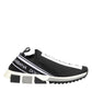 Dolce & Gabbana Black Slip On Sorrento Men Sneakers Shoes