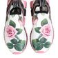 Dolce & Gabbana White Rose Print Sorrento Sneakers Shoes