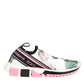 Dolce & Gabbana White Rose Print Sorrento Sneakers Shoes