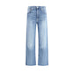 Citizens of Humanity Blue Cotton Straight-Leg Jeans