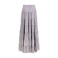 Forte_Forte Gray Silk Long Skirt