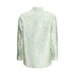 Jil Sander Bicolor Silk Pattern Shirt
