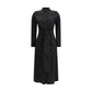 Ella Black Silk Casual Dress