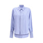 Margiela Light Blue Cotton Pattern Shirt