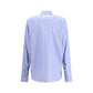 Margiela Light Blue Cotton Pattern Shirt