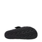 Palm Angels Black Leather Slippers