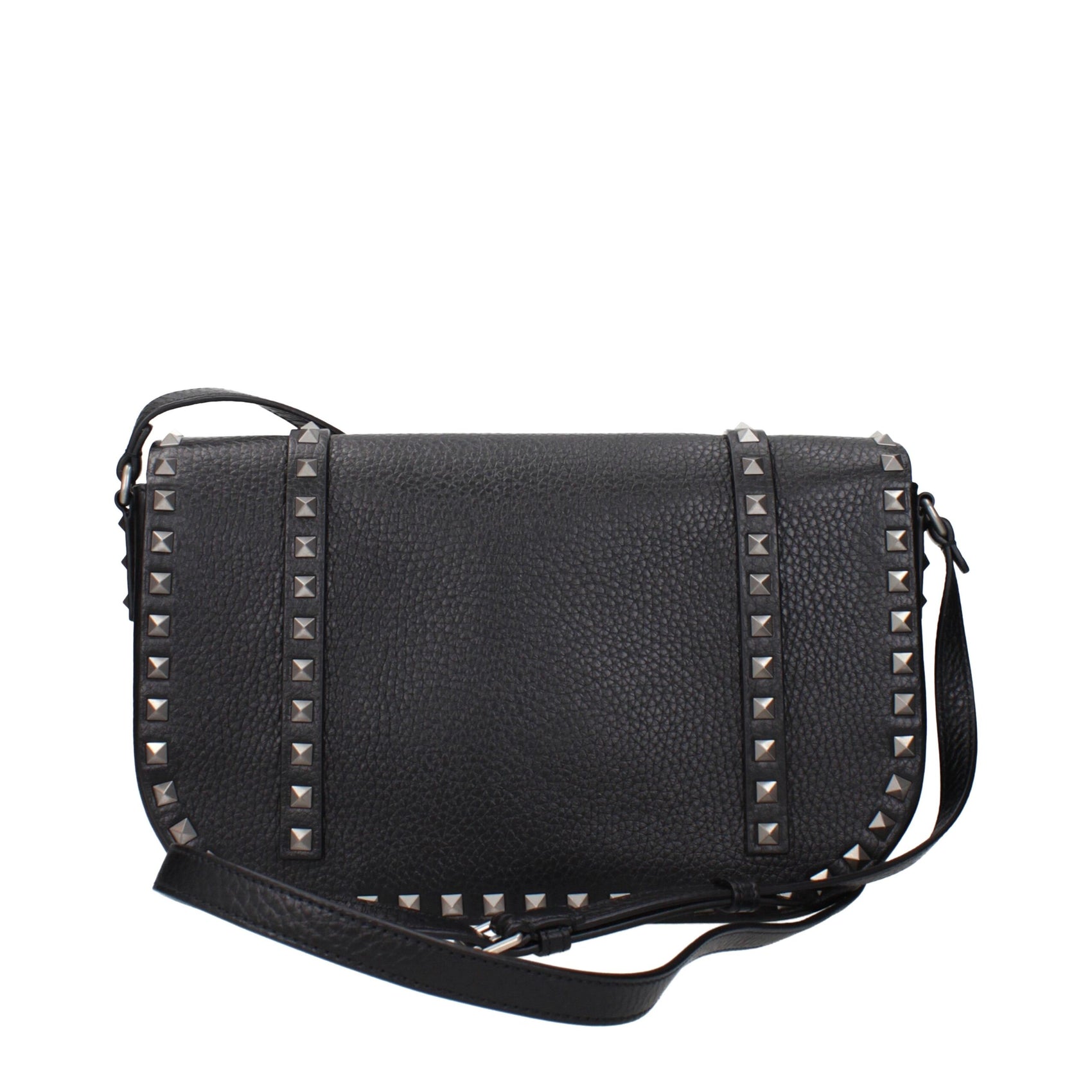 Valentino Garavani Black Leather Crossbody Bag