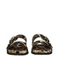 Dolce & Gabbana Beige Velvet Slippers