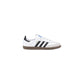 Adidas White Leather Athletic Sneakers