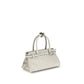 Prada White Calf Leather Bos Taurus False
