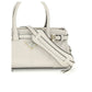 Prada White Calf Leather Bos Taurus False