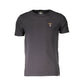 Aeronautica Militare Black Cotton Men's T-Shirt