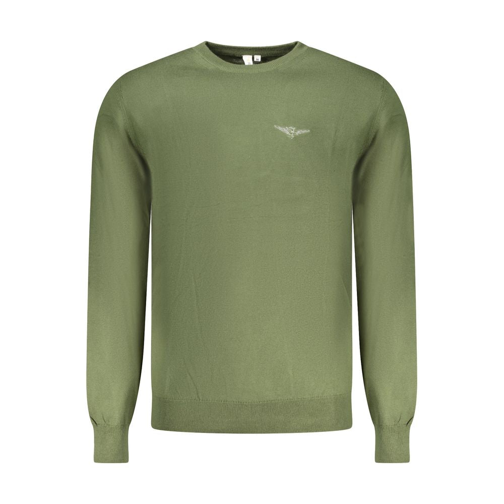 Accademia Militare Verde Cotton Men's Sweater