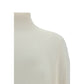 Brunello Cucinelli White Cashmere Cashmere Sweater