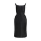 Magda Butrym Black Cotton Casual Dress