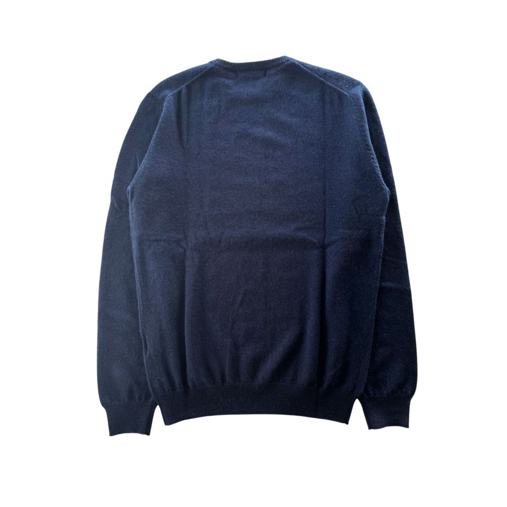 Baldinini Trend Blue Cashmere Men Sweater