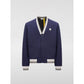 Moncler Blue Cotton Bomber