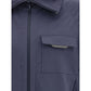 Brunello Cucinelli Blue Cotton Bomber