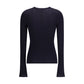 Cruna Blue Wool Sweatshirt