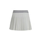 Brunello Cucinelli White Polyester Mini Skirt