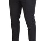 Dolce & Gabbana Gray Striped Wool Skinny Trouser Pants