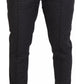 Dolce & Gabbana Gray Striped Wool Skinny Trouser Pants