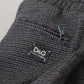 Dolce & Gabbana Gray Striped Wool Skinny Trouser Pants