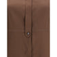 Brunello Cucinelli Brown Silk Dress Shirt