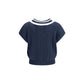 Brunello Cucinelli Blue Cotton Sweatshirt