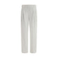 Brunello Cucinelli White Cotton Dress Pants