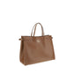 Valentino Garavani Brown Calf Leather Bos Taurus Shoulder Bag